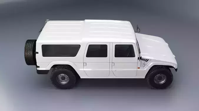 Toyota Megacruiser Military 4x4 SUV 3D model 6