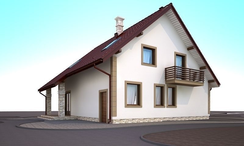 House home model 3d dom 2 Free 3D model_2