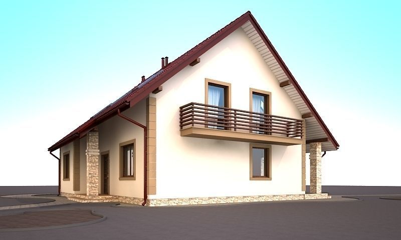 House home model 3d dom 2 Free 3D model_3