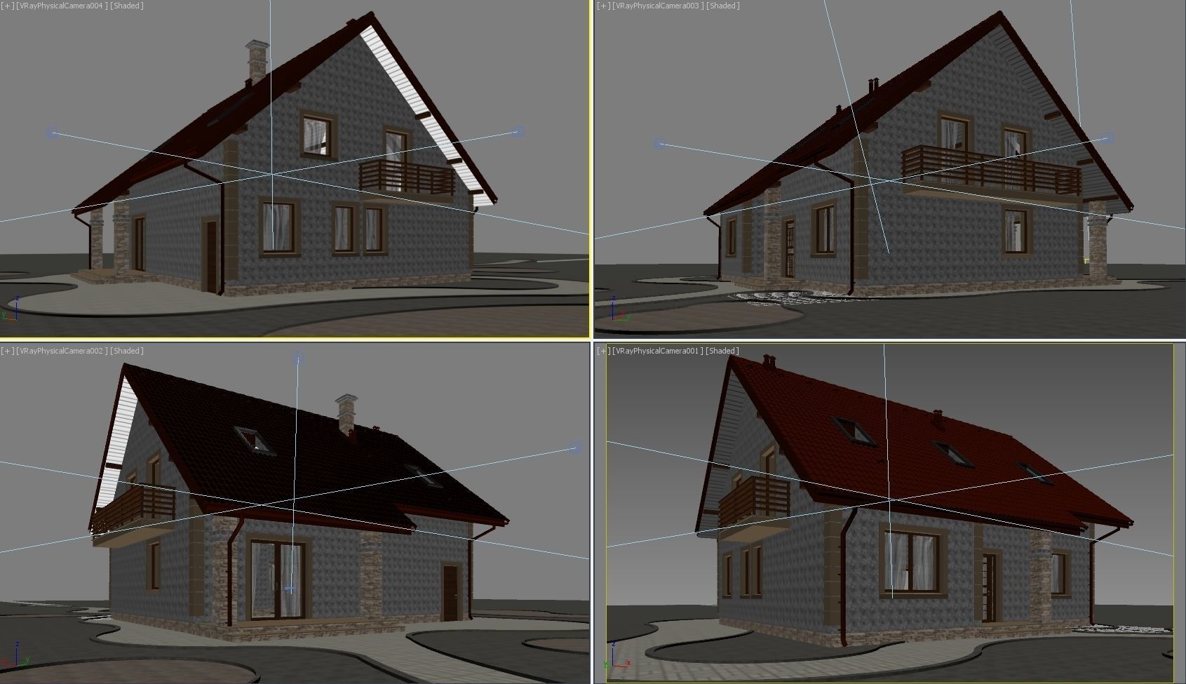 House home model 3d dom 2 Free 3D model_6