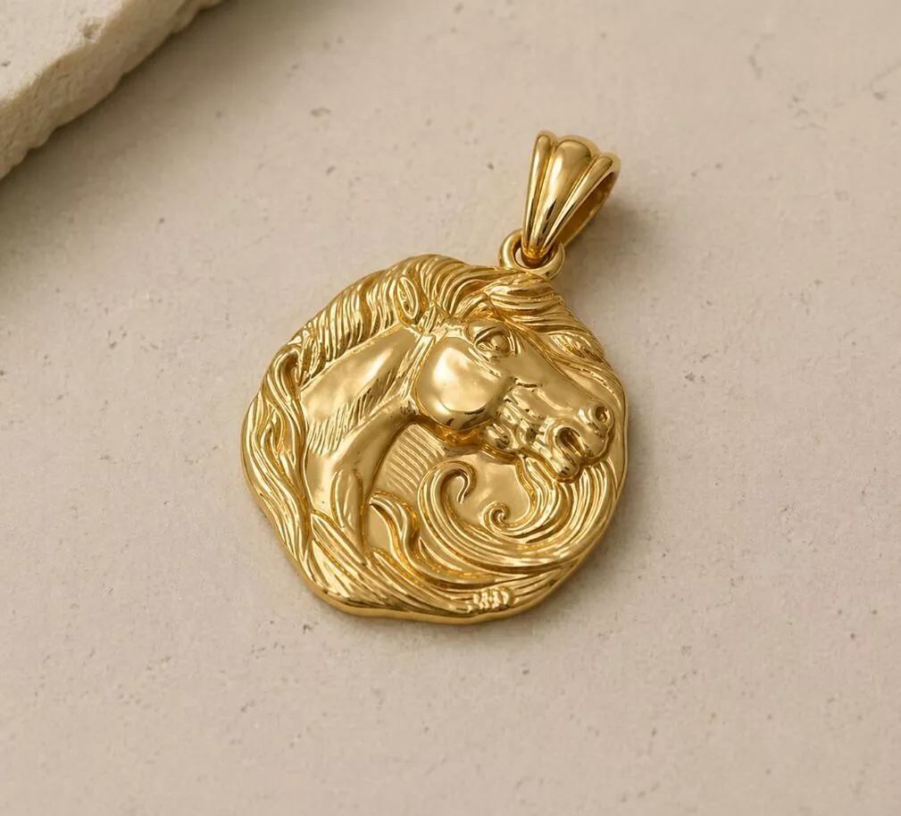 Horse pendant 3D print model