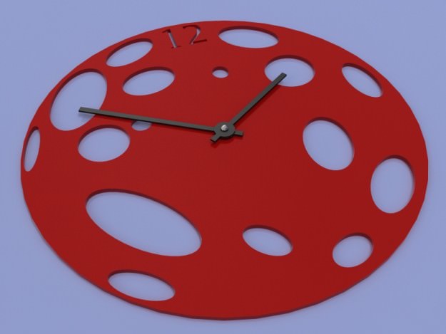 Umbra Big Time Clock 3D model_40