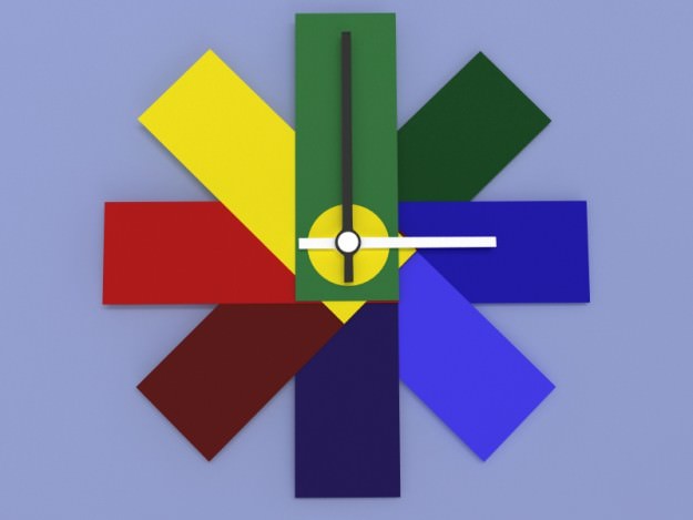 Umbra Big Time Clock 3D model_32