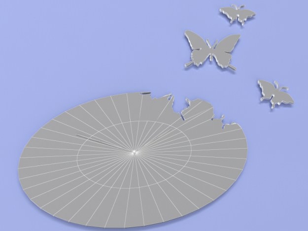 Umbra Big Time Clock 3D model_26