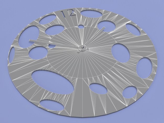 Umbra Big Time Clock 3D model_41