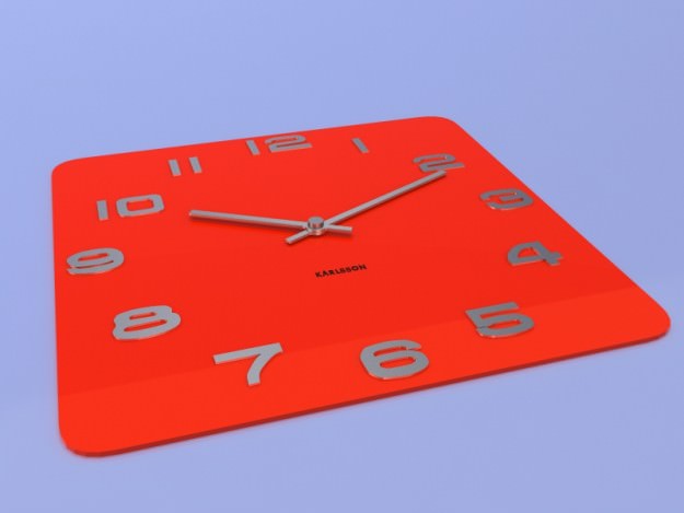 Umbra Big Time Clock 3D model_11