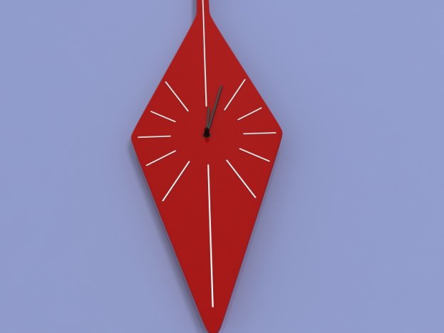 Umbra Big Time Clock 3D model_42