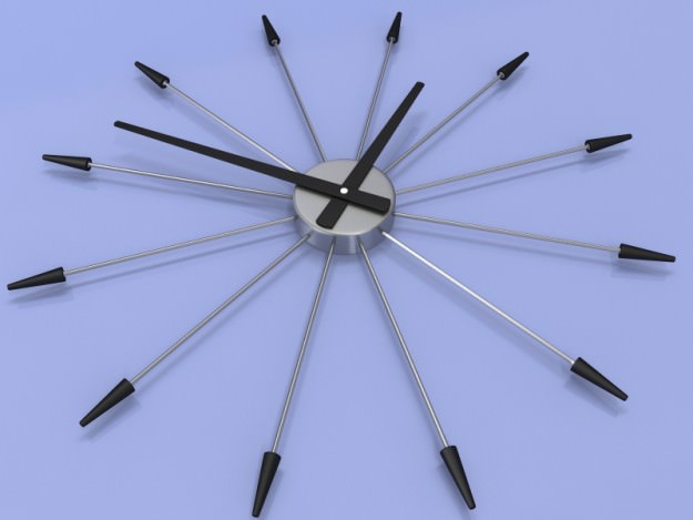 Umbra Big Time Clock 3D model_28