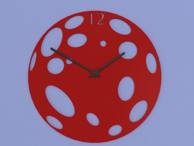 Umbra Big Time Clock 3D model_38