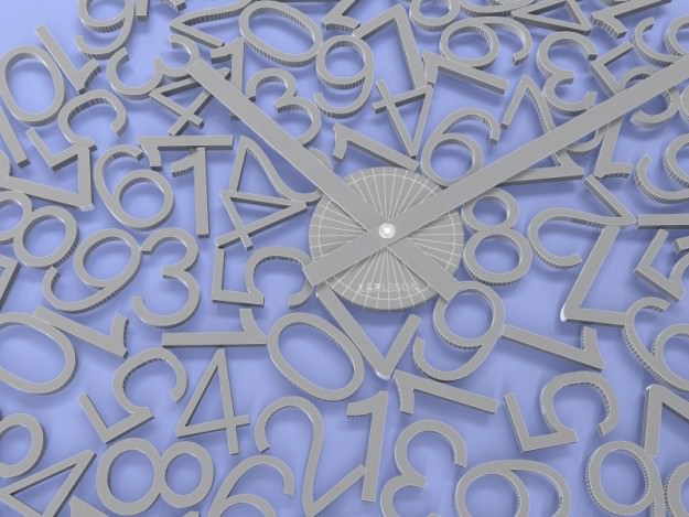 Umbra Big Time Clock 3D model_3