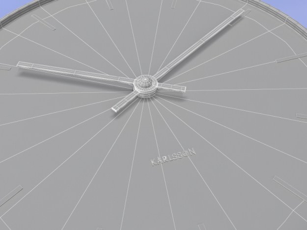 Umbra Big Time Clock 3D model_16