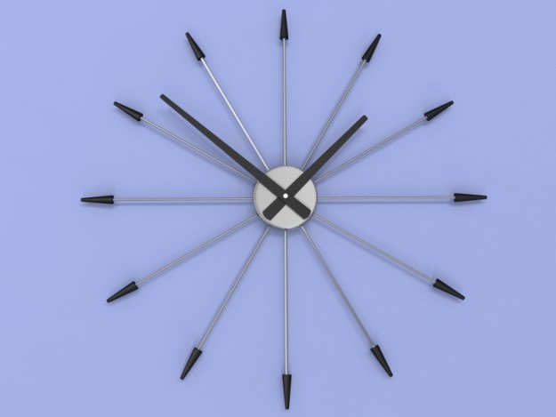 Umbra Big Time Clock 3D model_27