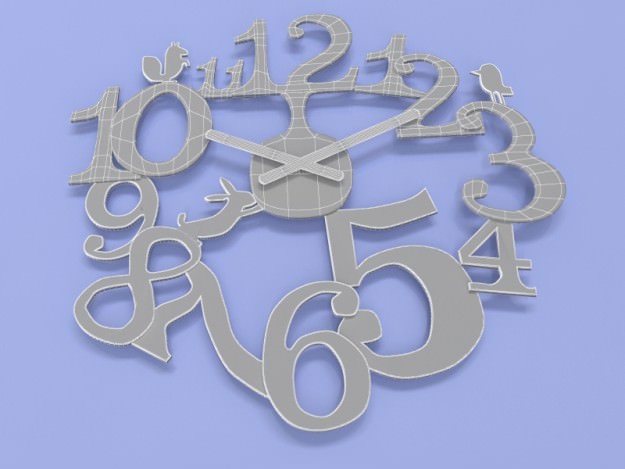 Umbra Big Time Clock 3D model_22