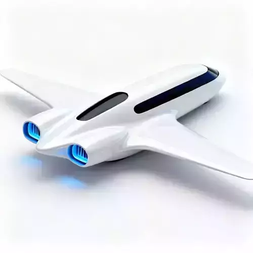 Futuristic Concept VIP Shuttle 3D Model