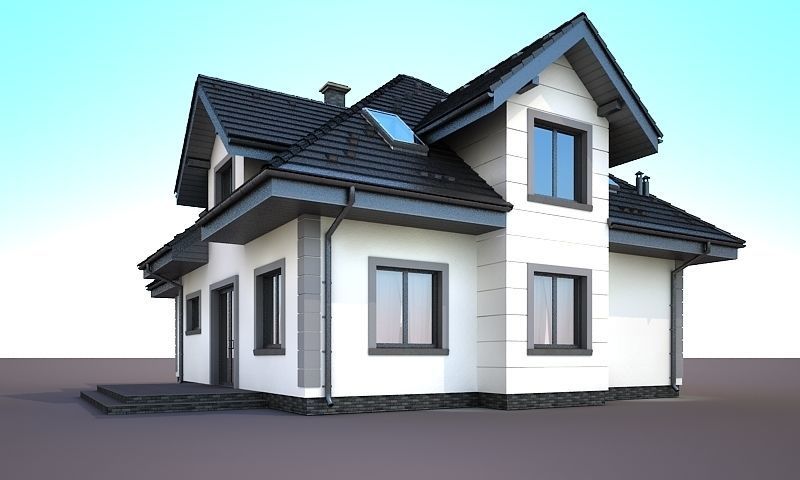 House home model 3d dom4 3D model_4