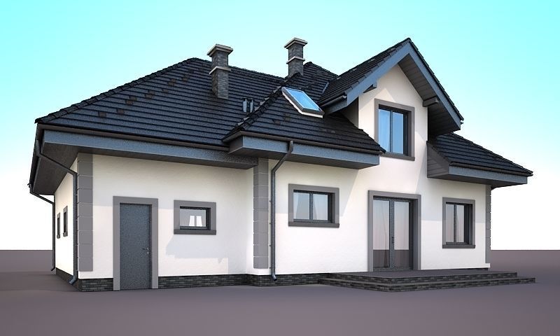 House home model 3d dom4 3D model_3