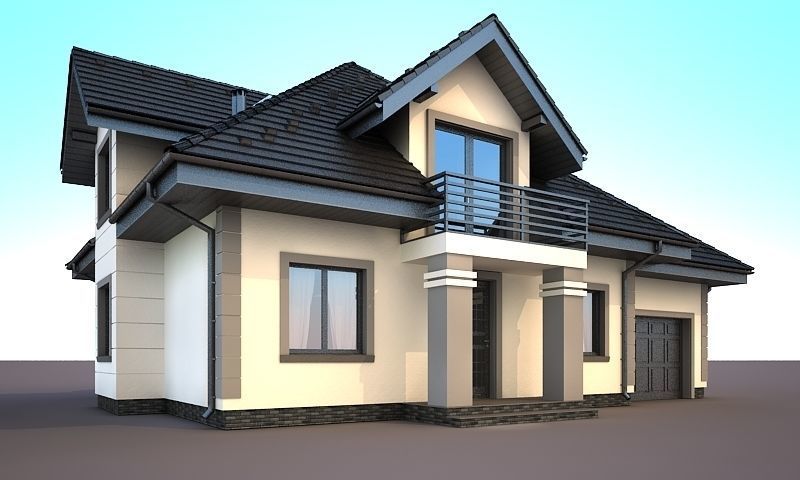 House home model 3d dom4 3D model_1