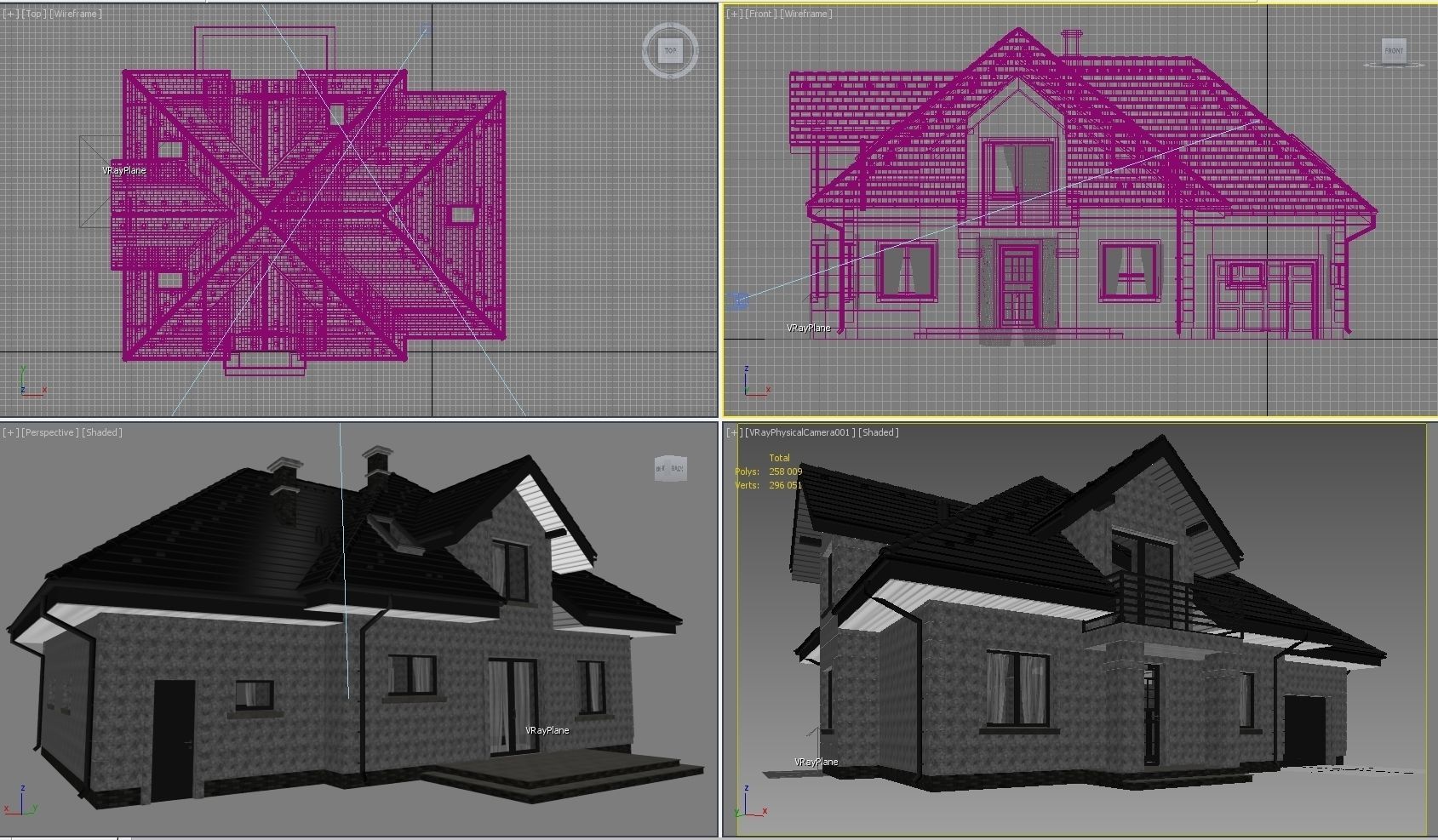 House home model 3d dom4 3D model_6