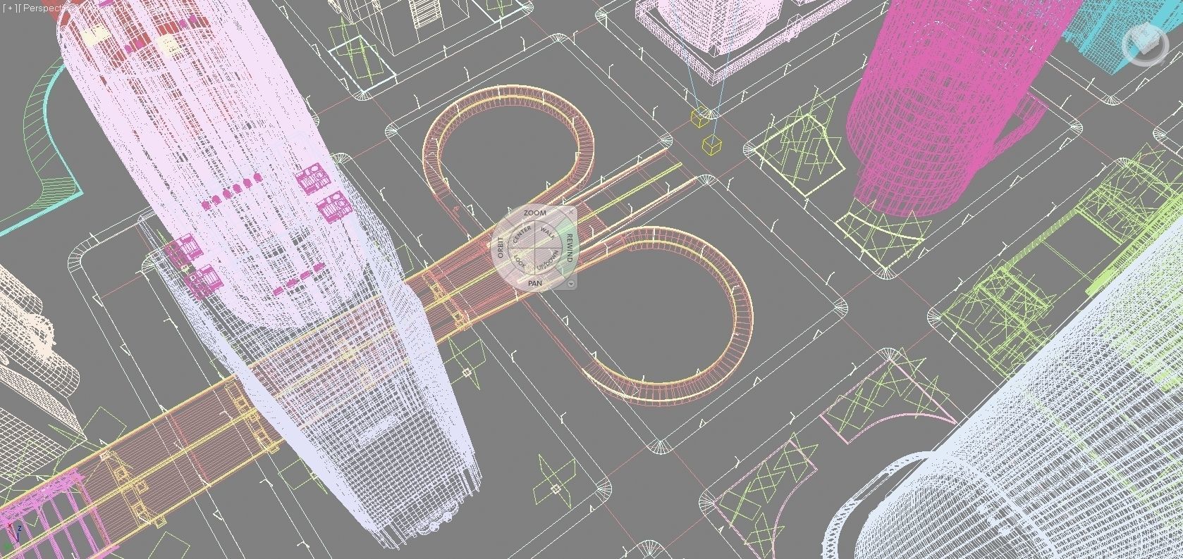 High Detailed Urban Skyscraper City Scape Building Blocks 3D model_51