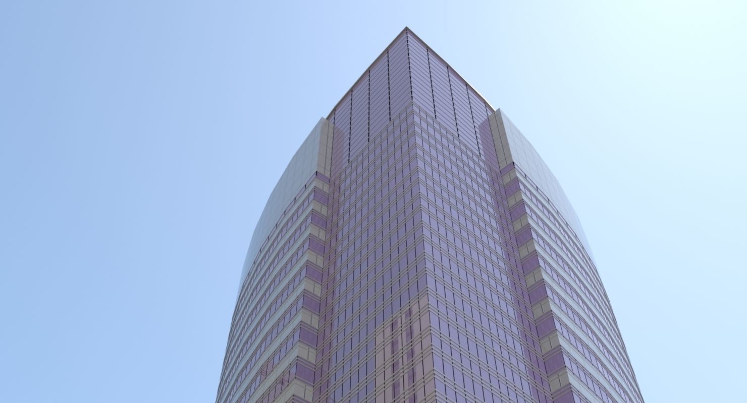 High Detailed Urban Skyscraper City Scape Building Blocks 3D model_32