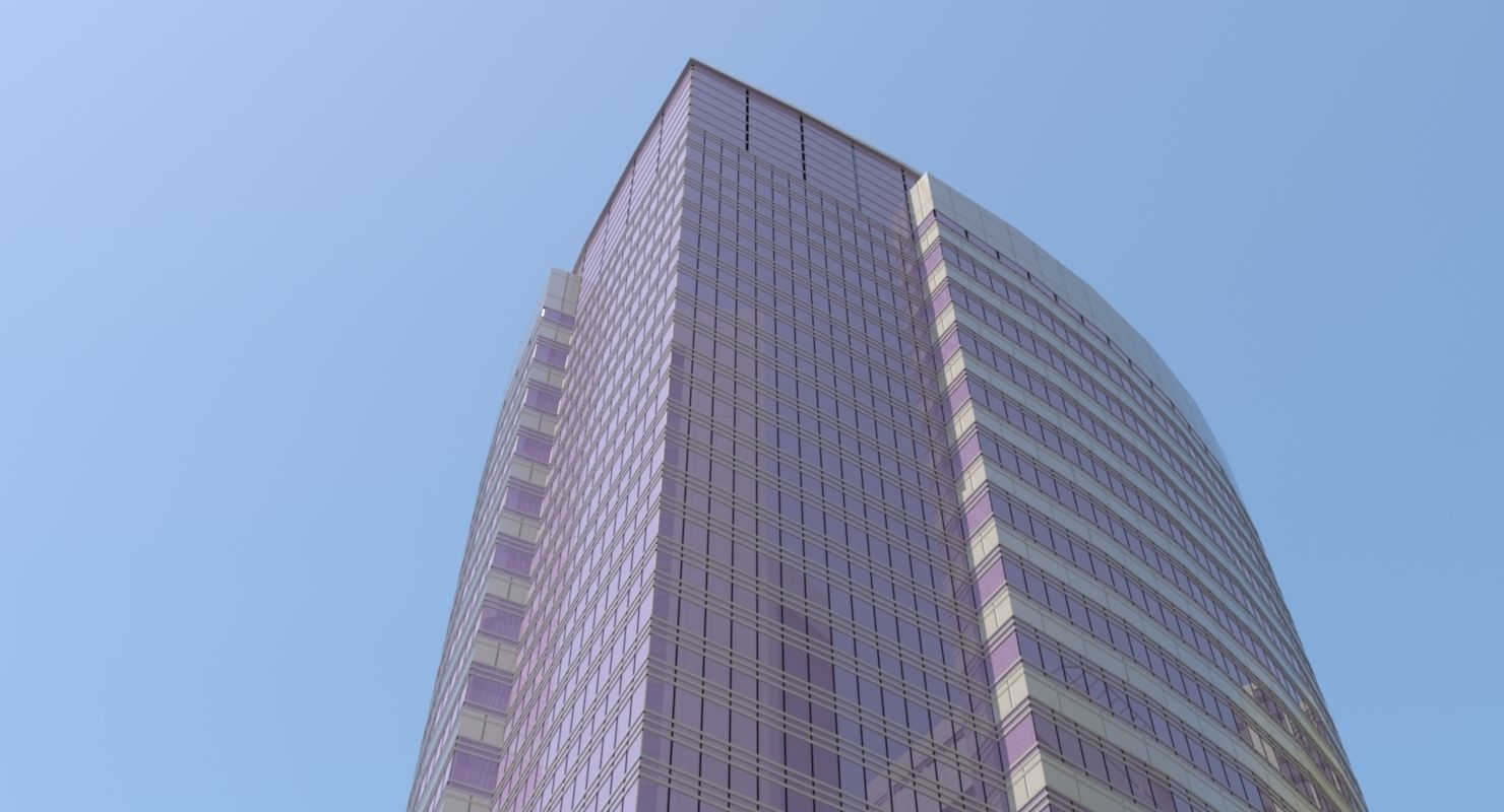 High Detailed Urban Skyscraper City Scape Building Blocks 3D model_31