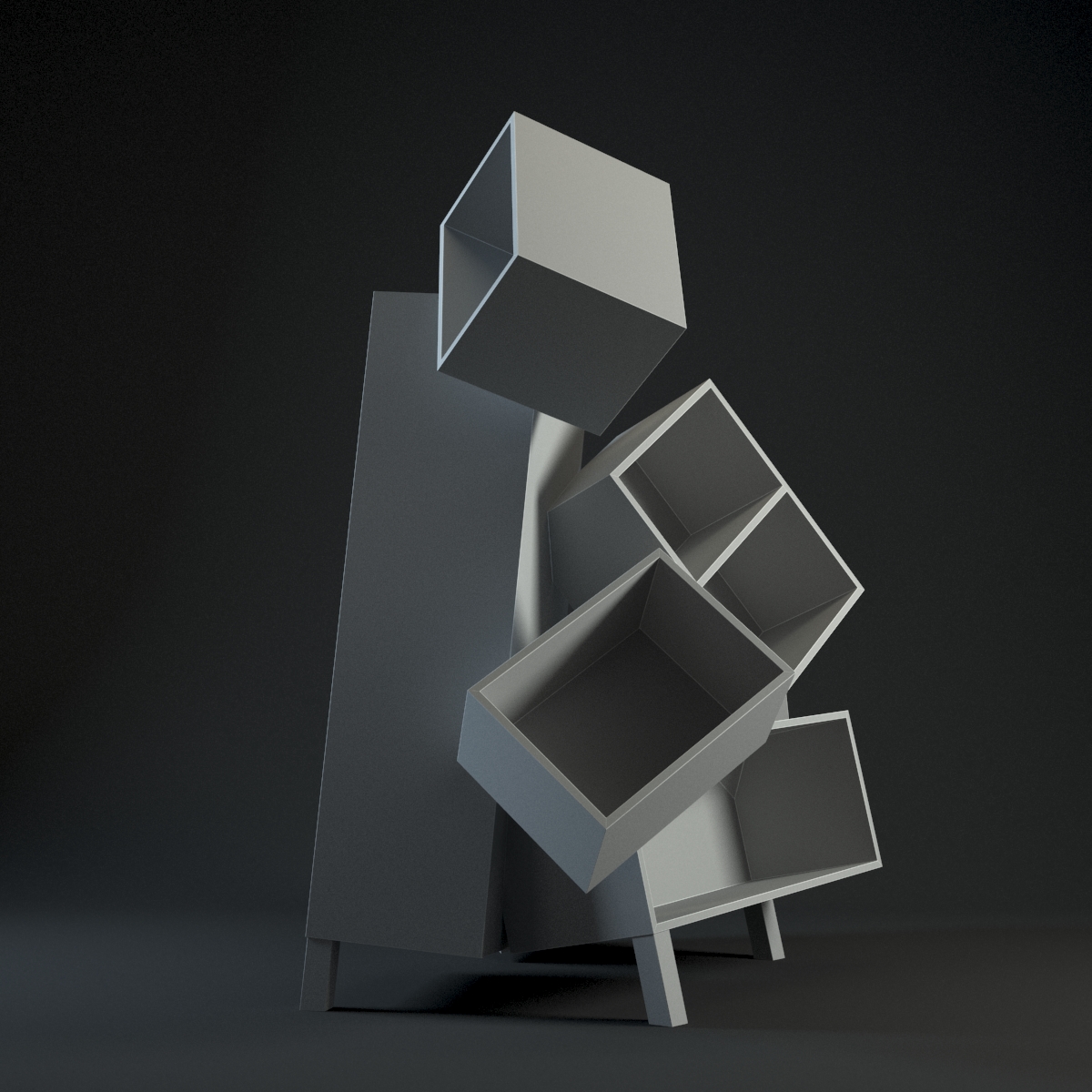 Overdose Cabinet Large 3D model_9