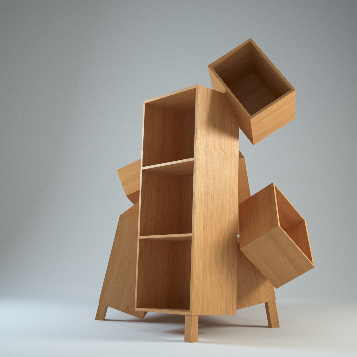 Overdose Cabinet Large 3D model_3