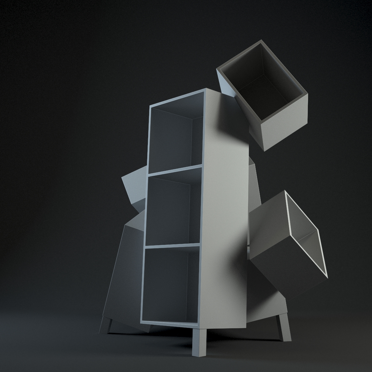 Overdose Cabinet Large 3D model_8