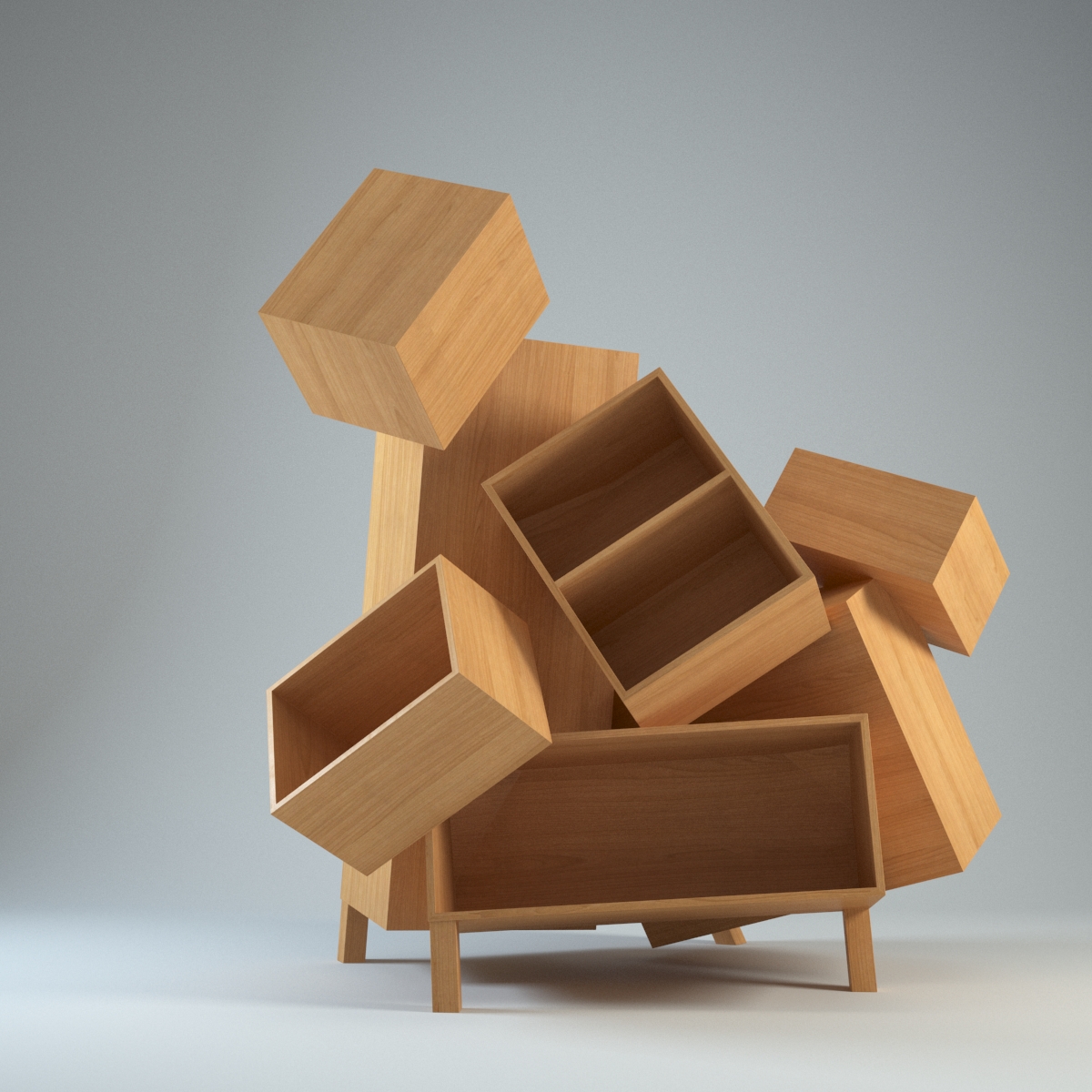 Overdose Cabinet Large 3D model_5