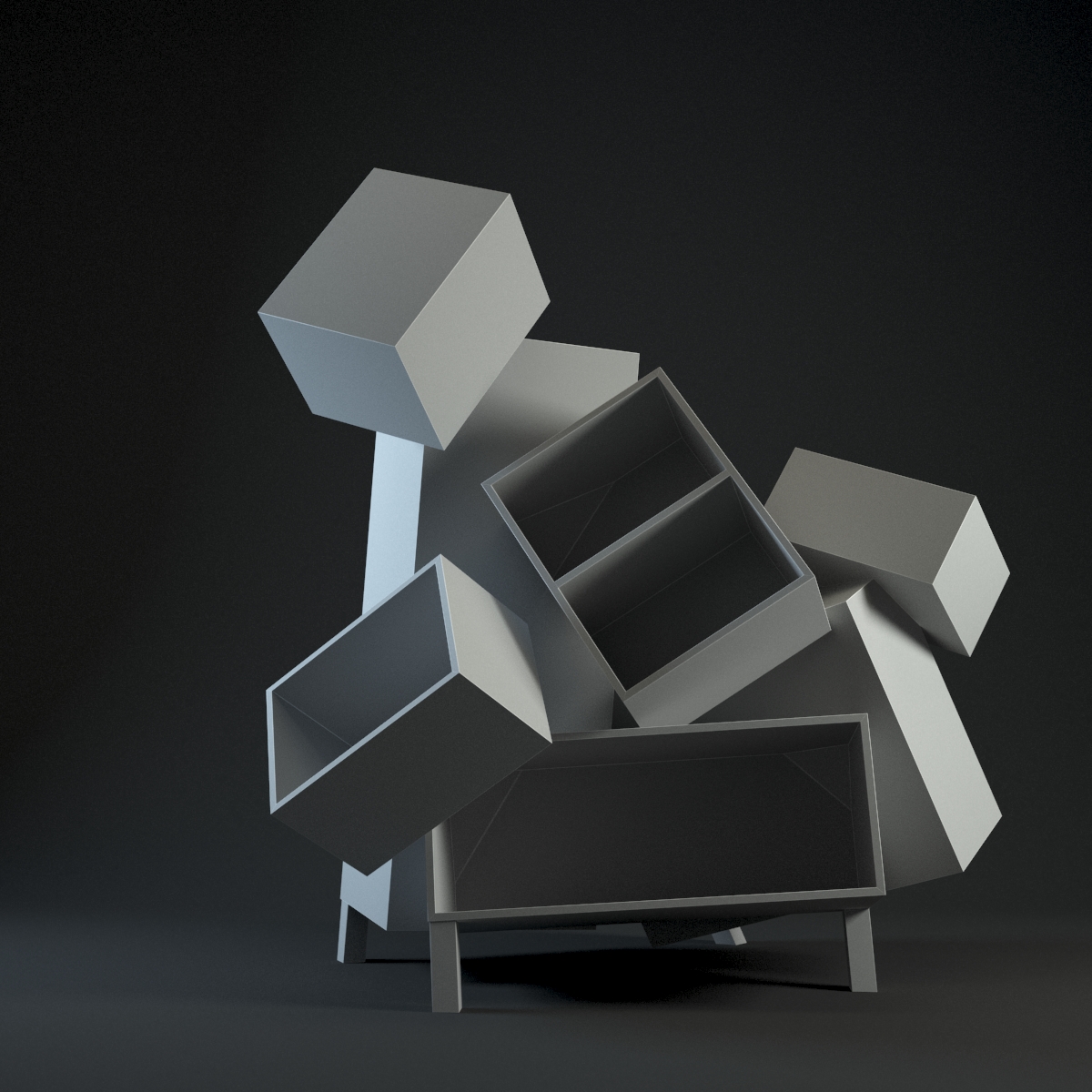 Overdose Cabinet Large 3D model_10