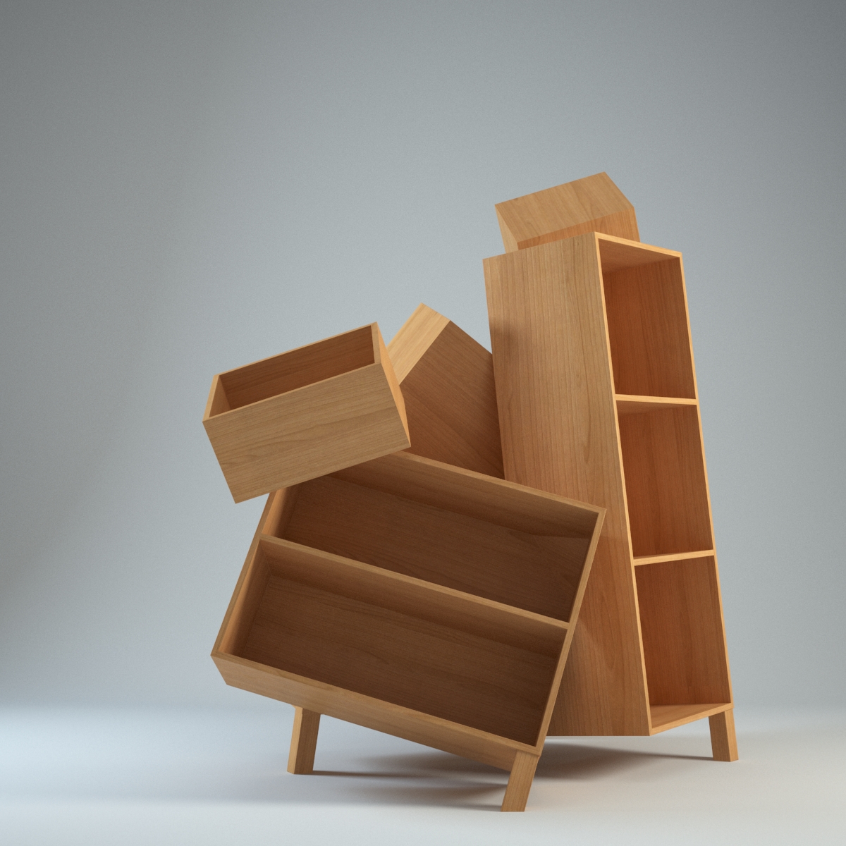 Overdose Cabinet Large 3D model_2