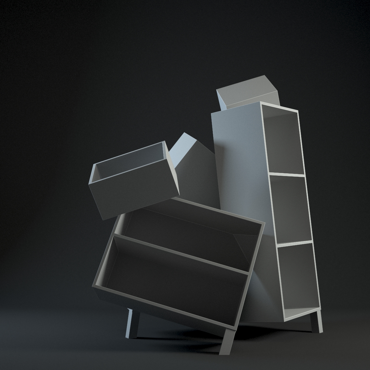 Overdose Cabinet Large 3D model_7