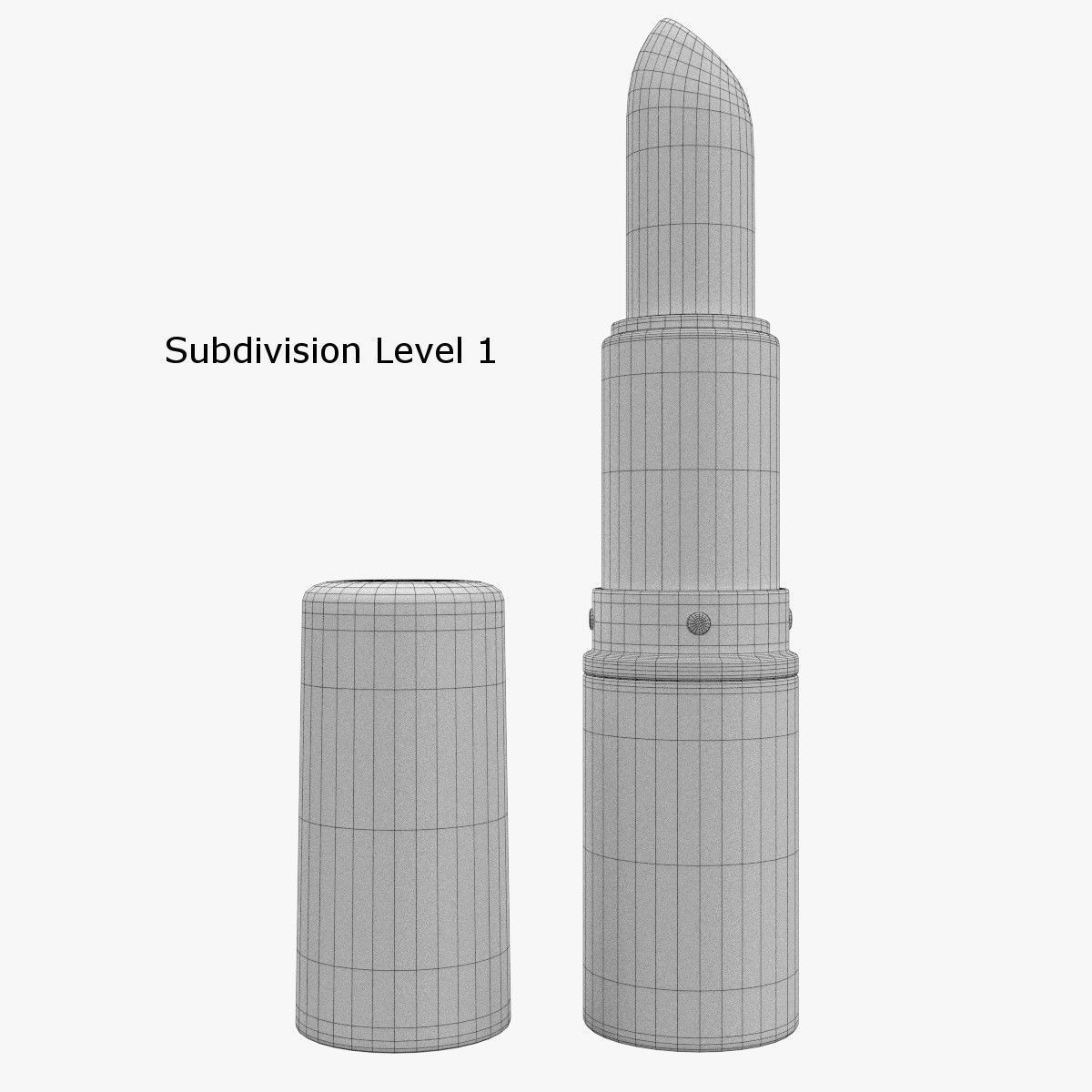 Lipstick 3D model_5