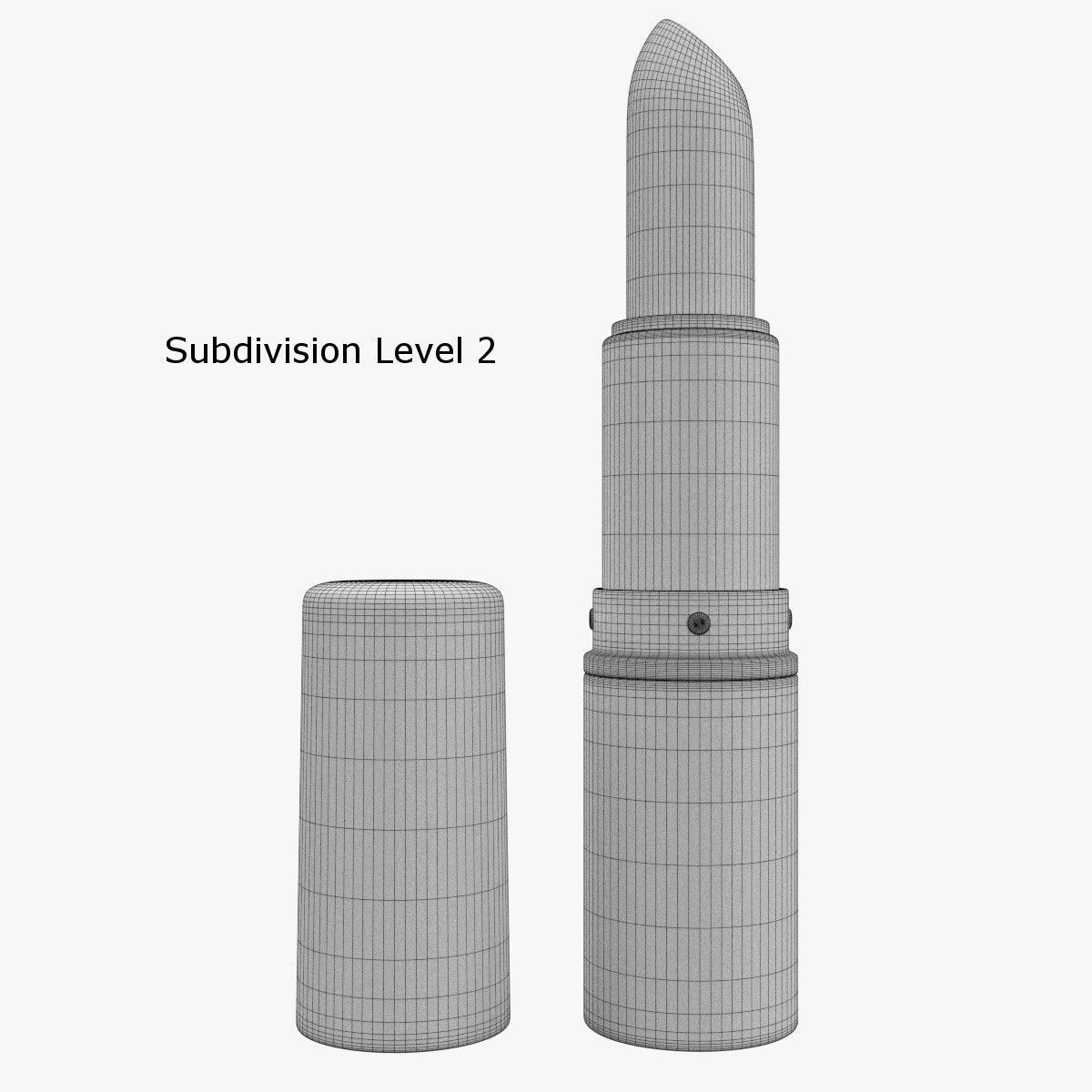 Lipstick 3D model_6