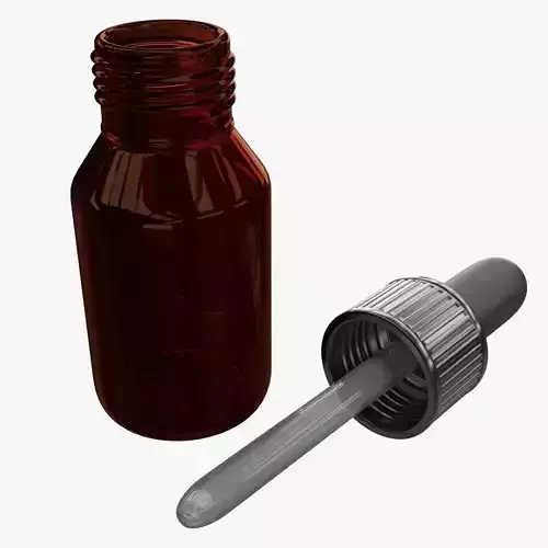 Eyedropper medicine bottle