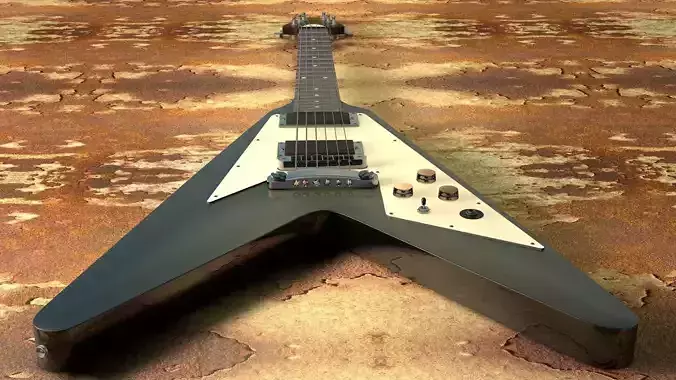 Kirk Hammett - Flying V 3D model