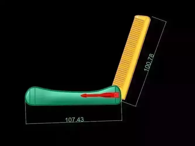 TJ 59 3D Comb 3D print model
