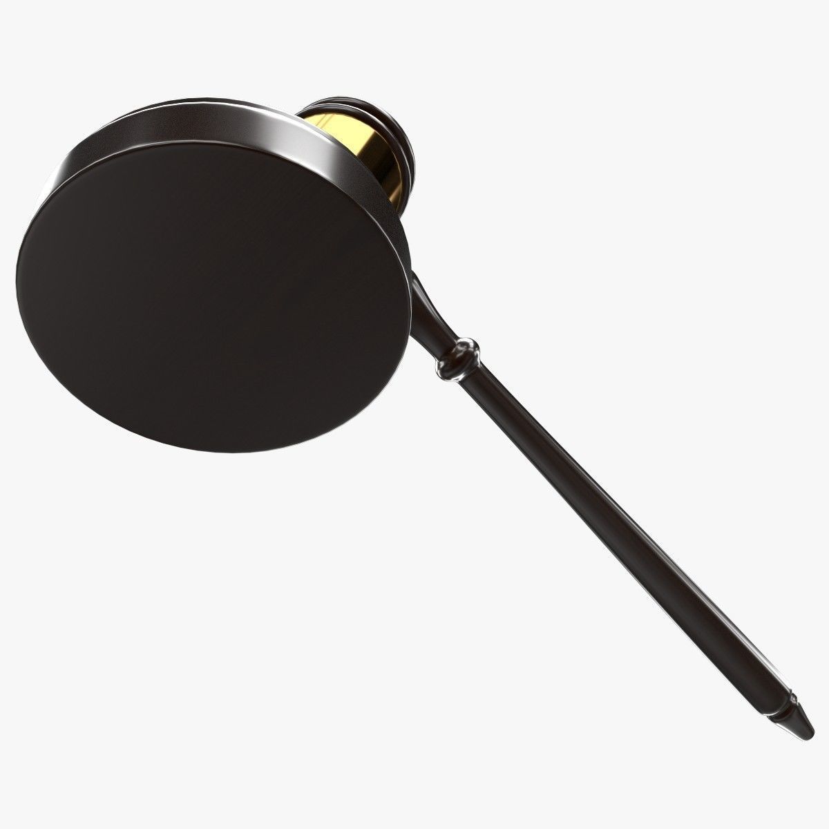 Gavel judge 3D model_4