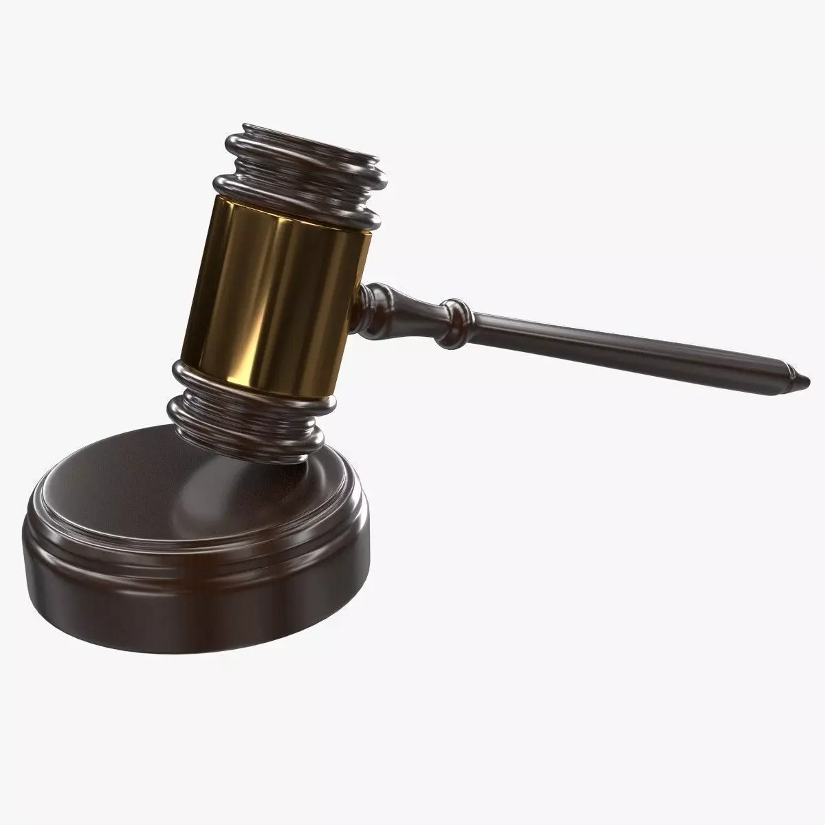 Gavel judge 3D model_0