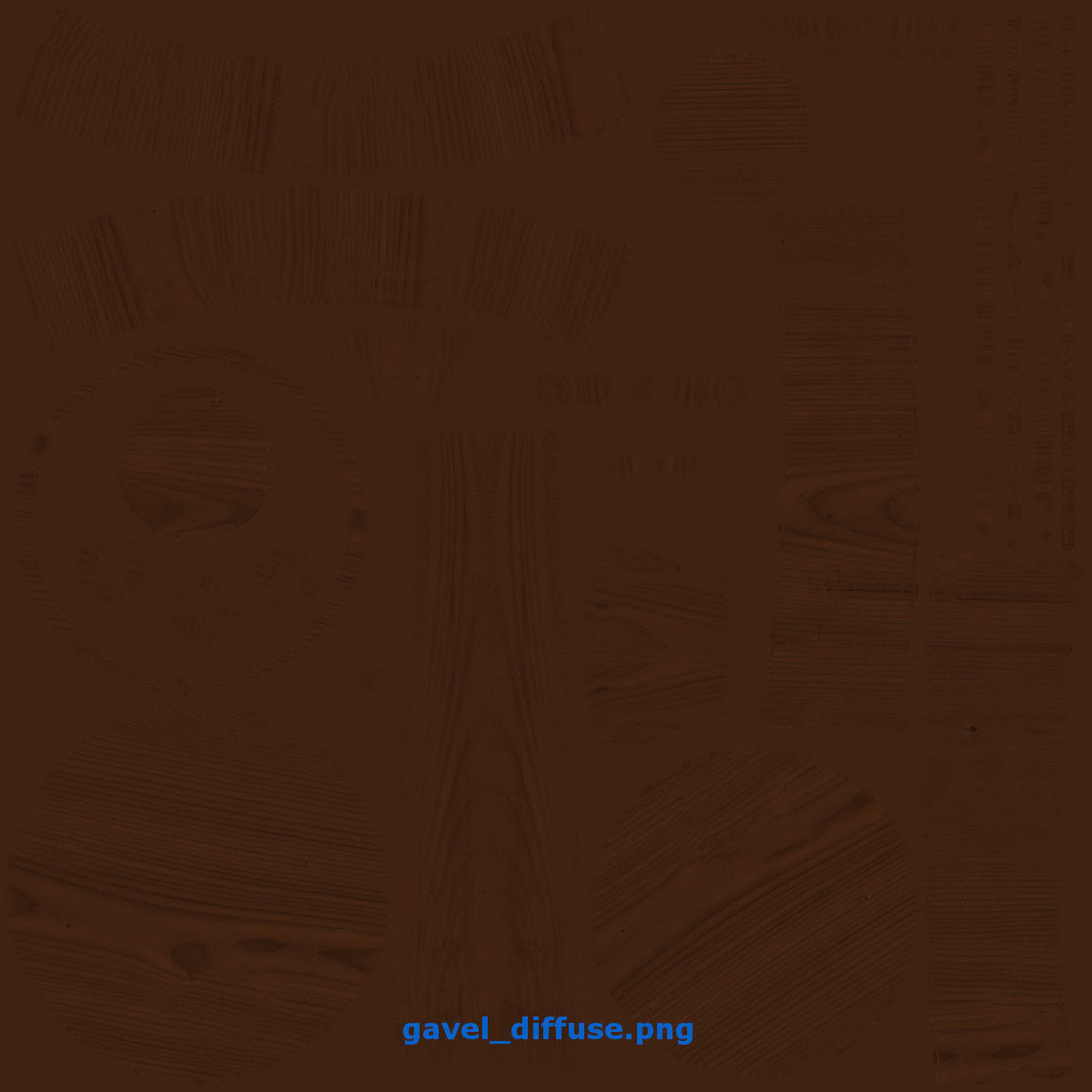 Gavel judge 3D model_9