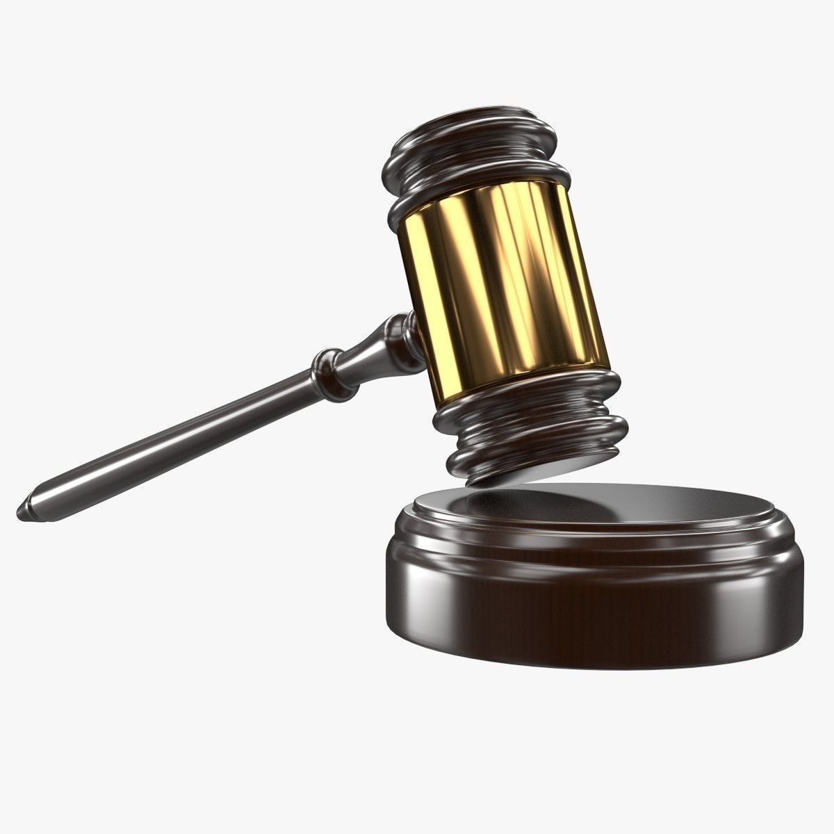Gavel judge 3D model_1