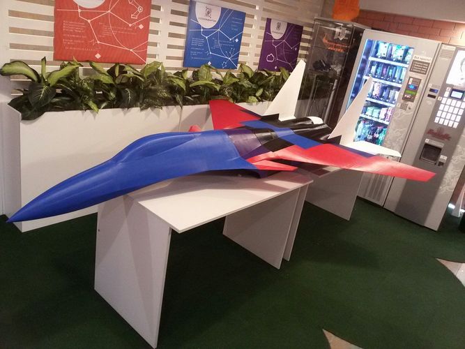 SU 37 printed model  3D print model