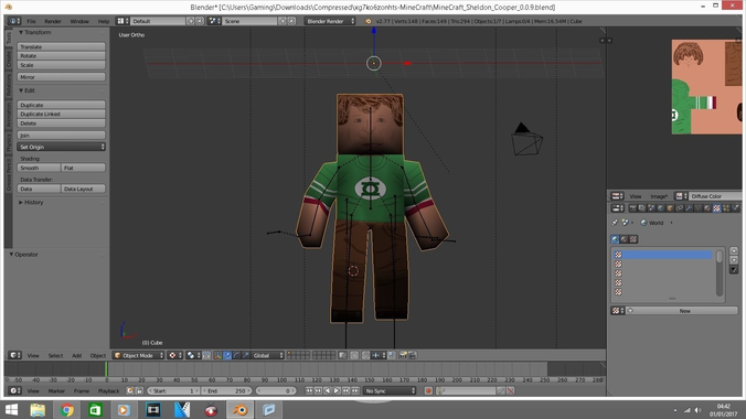 Minecraft Sheldon Cooper