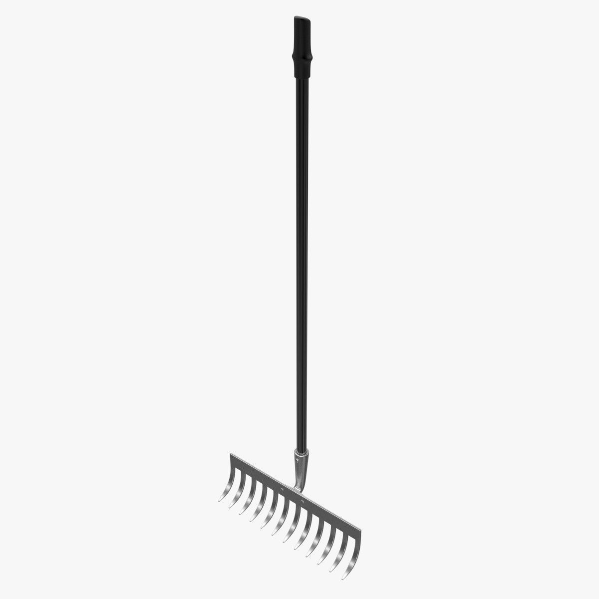 Rake 3D garden 3D model_2