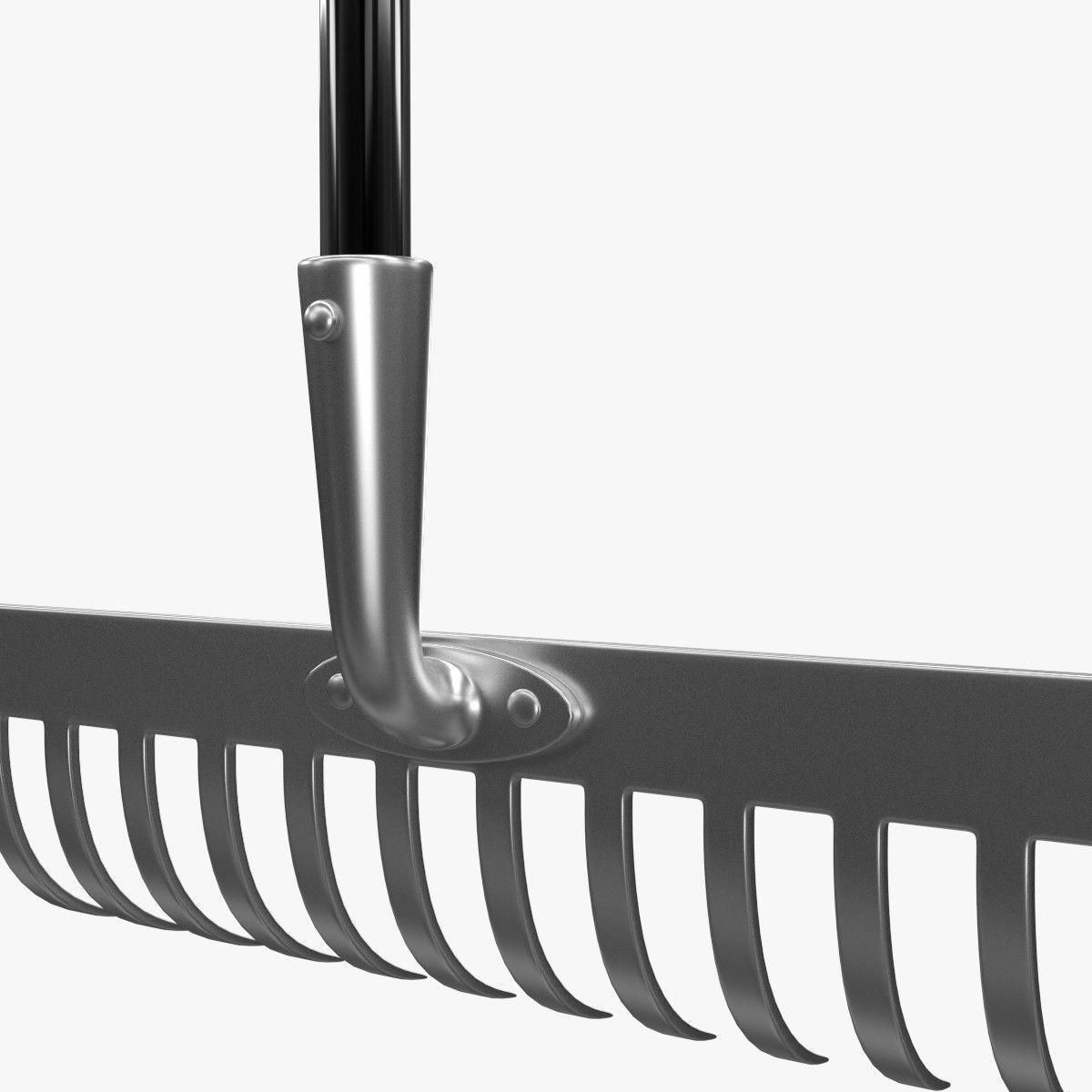 Rake 3D garden 3D model_5