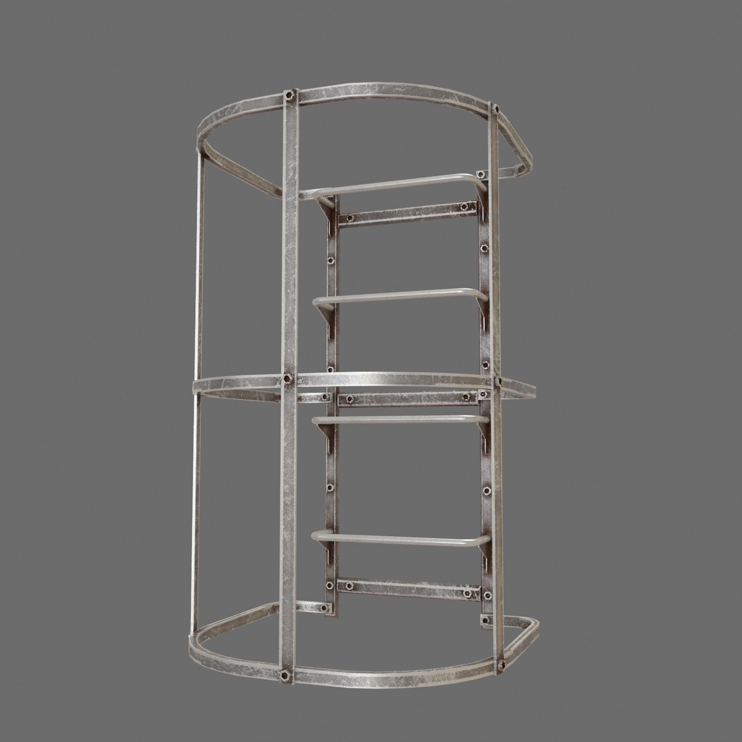 ladder system  3D model_2