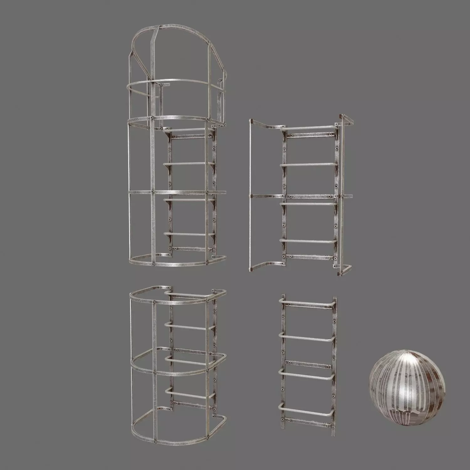 ladder system  3D model_0