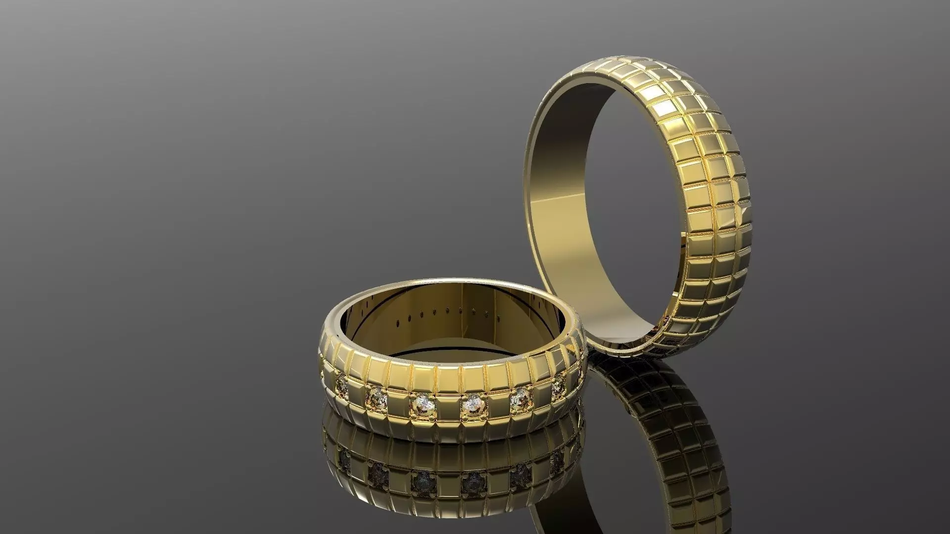 wedding ring Free 3D print model