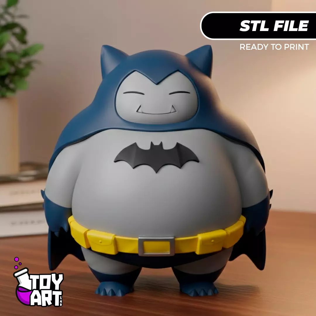 Snorlax Batman STL File for 3D Printing 3D print model