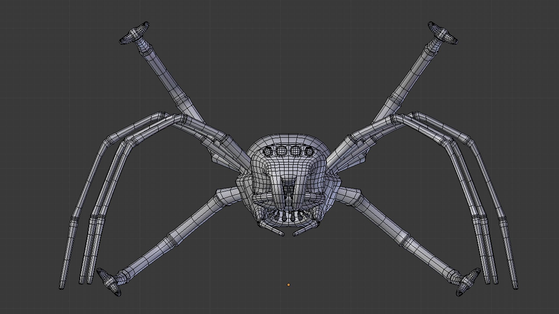 Spider Monster - Game Ready Low-poly 3D model_18